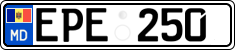 License plate of Moldova, Cars (2015)