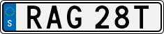License plate of Sweden, Regular plates
