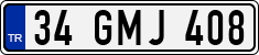 License plate of Turkey, Regular plates