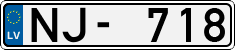 License plate of Latvia, Regular car plates