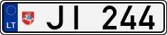 License plate of Lithuania, Trailers