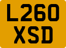 License plate of the United Kingdom, 1983 year system