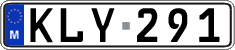 License plate of Malta, Regular plates (ABC 123)