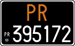 License plate of Italy, Cars (1927 year series)