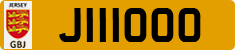 License plate of Jersey, Regular plates (J123456)