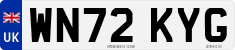 License plate of the United Kingdom, 2001 year system