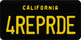 California, Vanity Plates
