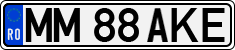 License plate of Romania, Regular plates