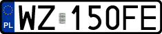 License plates of Poland, Regular car plates