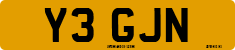 License plate of the United Kingdom, 1983 year system