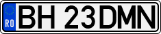 License plate of Romania, Regular plates