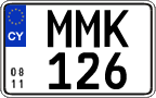 License plate of Cyprus, Regular plates