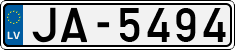 License plate of Latvia, Regular car plates