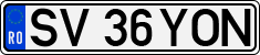 License plate of Romania, Regular plates