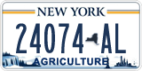 New York, Specialty plates (12345-AB)