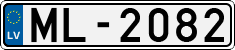 License plate of Latvia, Regular car plates