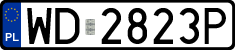 License plates of Poland, Regular car plates