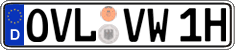 German license plate, Plates for oldtimers (type 