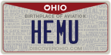 Ohio, Vanity Plates