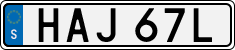 License plate of Sweden, Regular plates