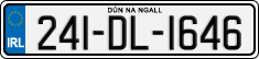 License plate of Ireland, Regular plates