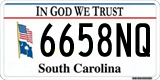 South Carolina, In God We Trust (1234AB/123 4AB)