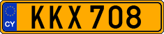 License plate of Cyprus, Regular plates