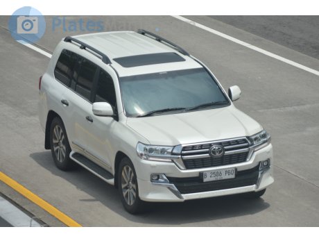 B 2586 PBQ, Toyota Land Cruiser
