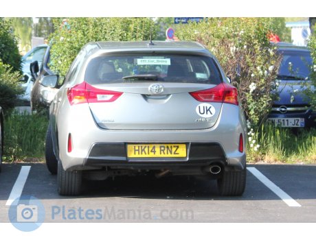 HK14 RNZ, Toyota Auris
