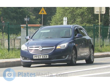 PF07 XXX, Vauxhall Insignia