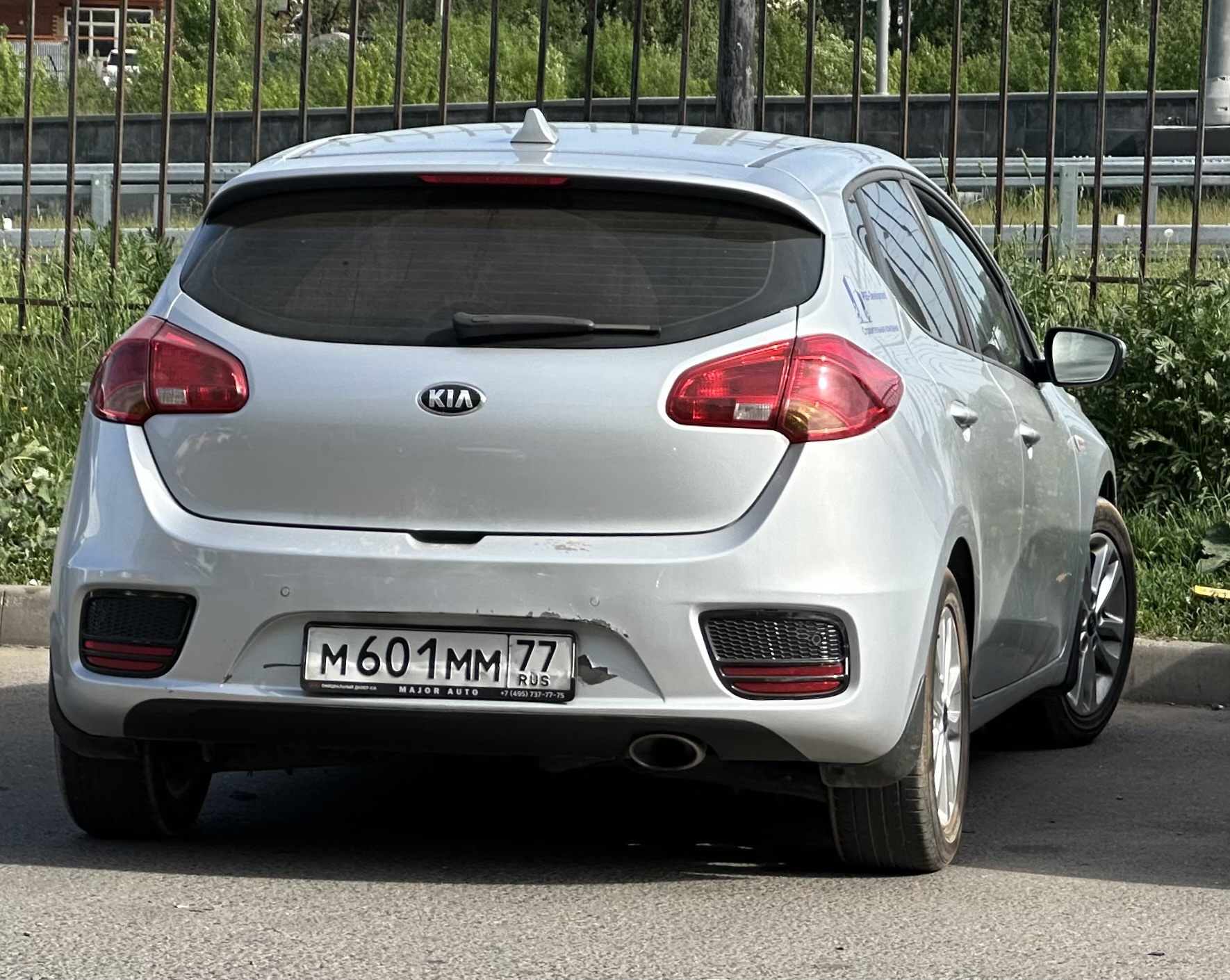 м 601 мм 77, Kia Ceed 2nd gen cee'd 5-door Hatch (JD), 2012–2018