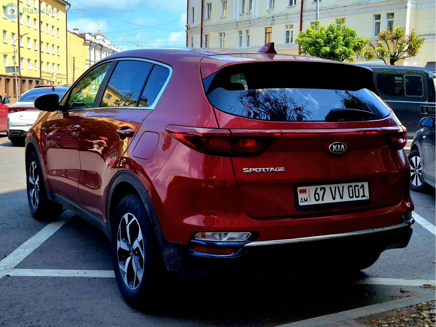 67 VV 001, Kia Sportage 4th gen (QL), facelift, 2018–2022