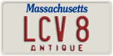 Massachusetts, Vanity Plates