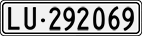 License plate of Switzerland, Cars