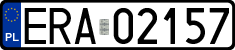 License plates of Poland, Regular car plates