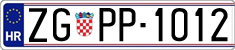 License plate of Croatia, Dealer