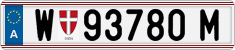 License plate of Austria, Regular plates