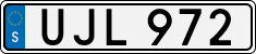 License plate of Sweden, Regular plates