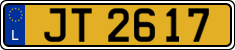 License plate of Luxembourg, 2003 year system