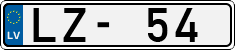 License plate of Latvia, Regular car plates