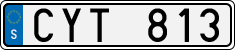 License plate of Sweden, Regular plates
