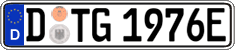 German license plate, Electric vehicles