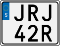License plate of Sweden, Regular plates