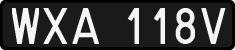 License plates of Poland, 1976 year system