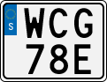 License plate of Sweden, Regular plates