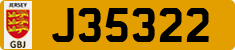 License plate of Jersey, Regular plates (J123456)