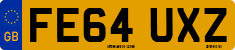 License plate of the United Kingdom, 2001 year system