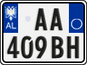 License plate of Albania, Cars (2011)