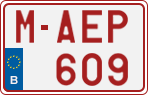 License plate of Belgium, Regular plates (2010)