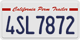 California, Trailers (1AB2345)